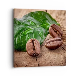 Impression sur toile - Image sur toile - La plus vraie et noire - 40x40 cm