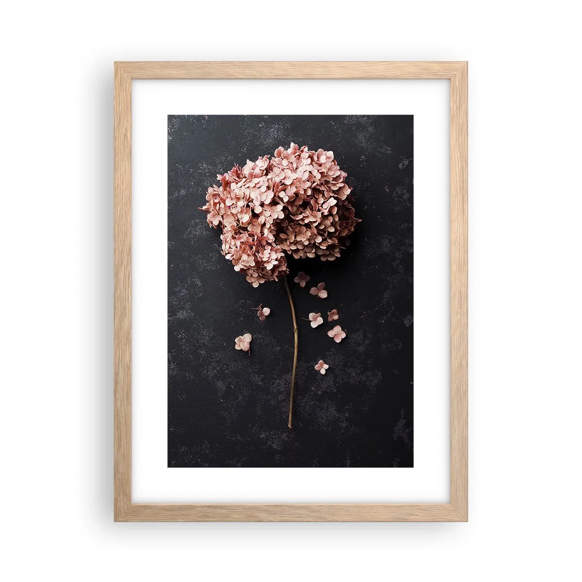 Affiche dans un chêne clair - Poster - Un signe vraiment romantique - 30x40 cm