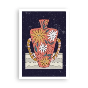 Affiche - Poster - Cruche peinte - 70x100 cm