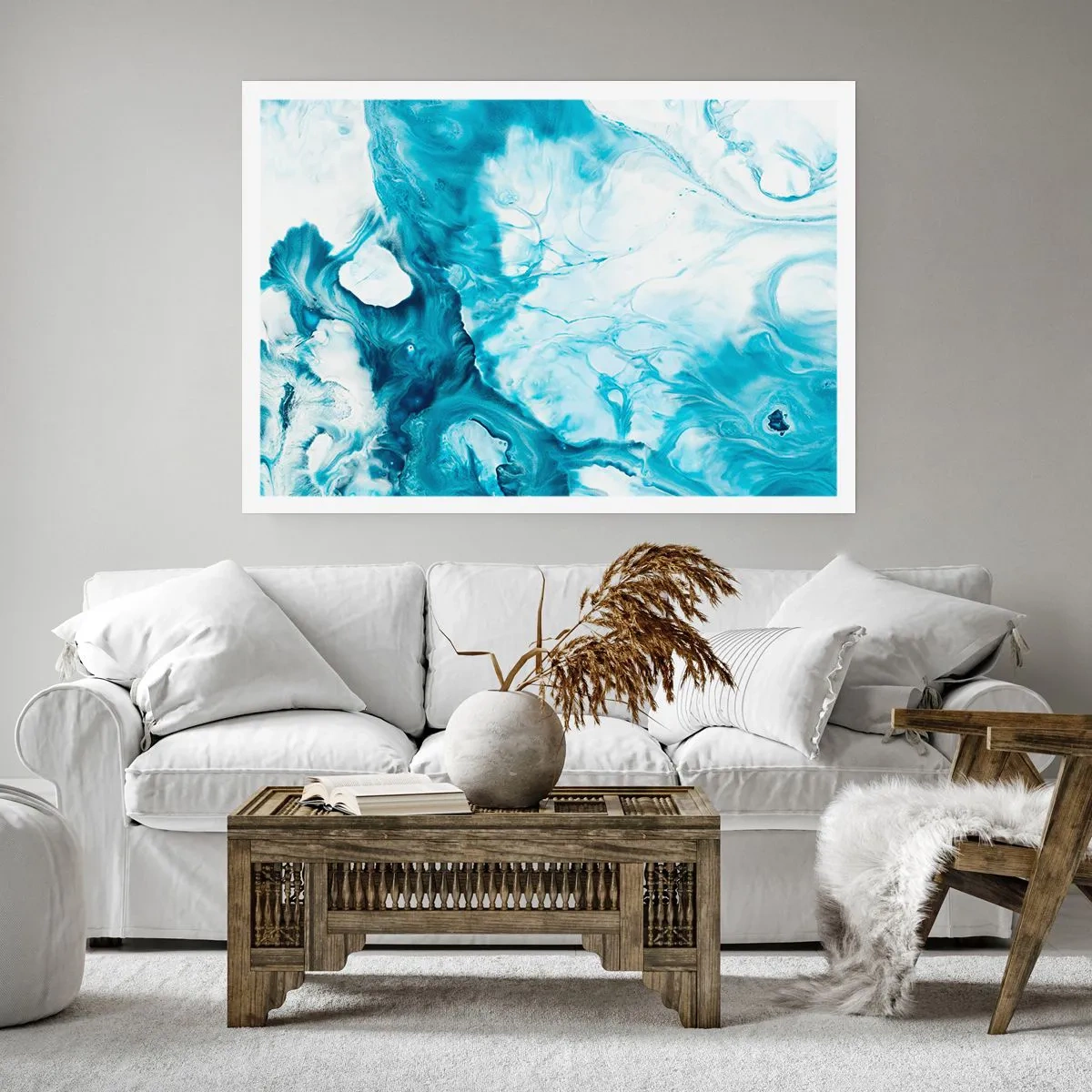Affiche - Poster - Concert de bleu - 70x50 cm