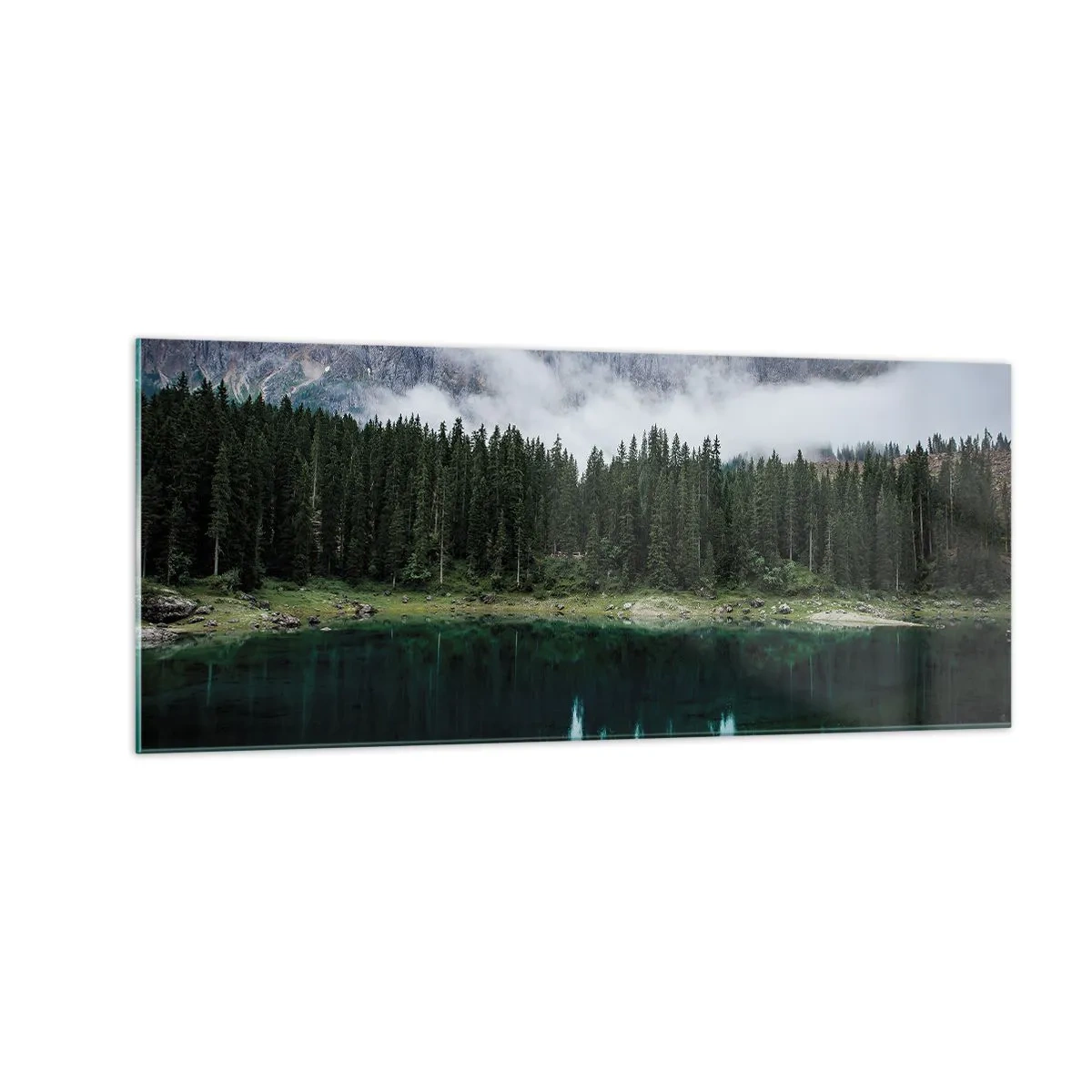 Impression sur verre - Image sur verre - Chut, chut, ne réveillons pas l'eau qui dort - 100x40 cm