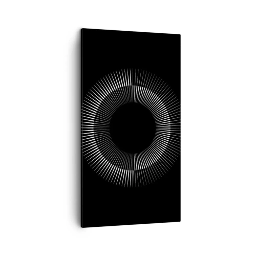Impression sur toile - Image sur toile - Soleil noir - 45x80 cm