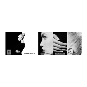 Échantillon de Papier Peint Premium Canvas - Tout simplement une femme - Mode, Femme, Élégant - 100x30 cm