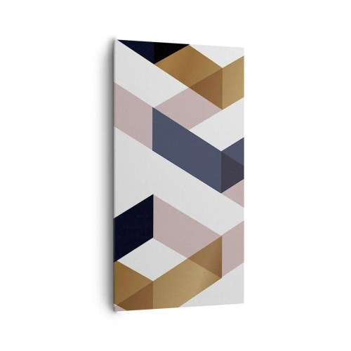 Impression sur toile - Image sur toile - Plats et angles - 65x120 cm