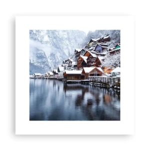 Affiche - Poster - En décoration hivernale - 30x30 cm