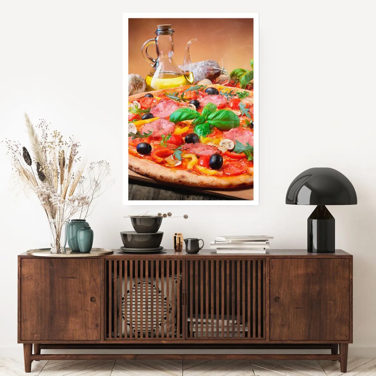 Affiche - Poster - Avec une vraie saveur italienne - 70x100 cm