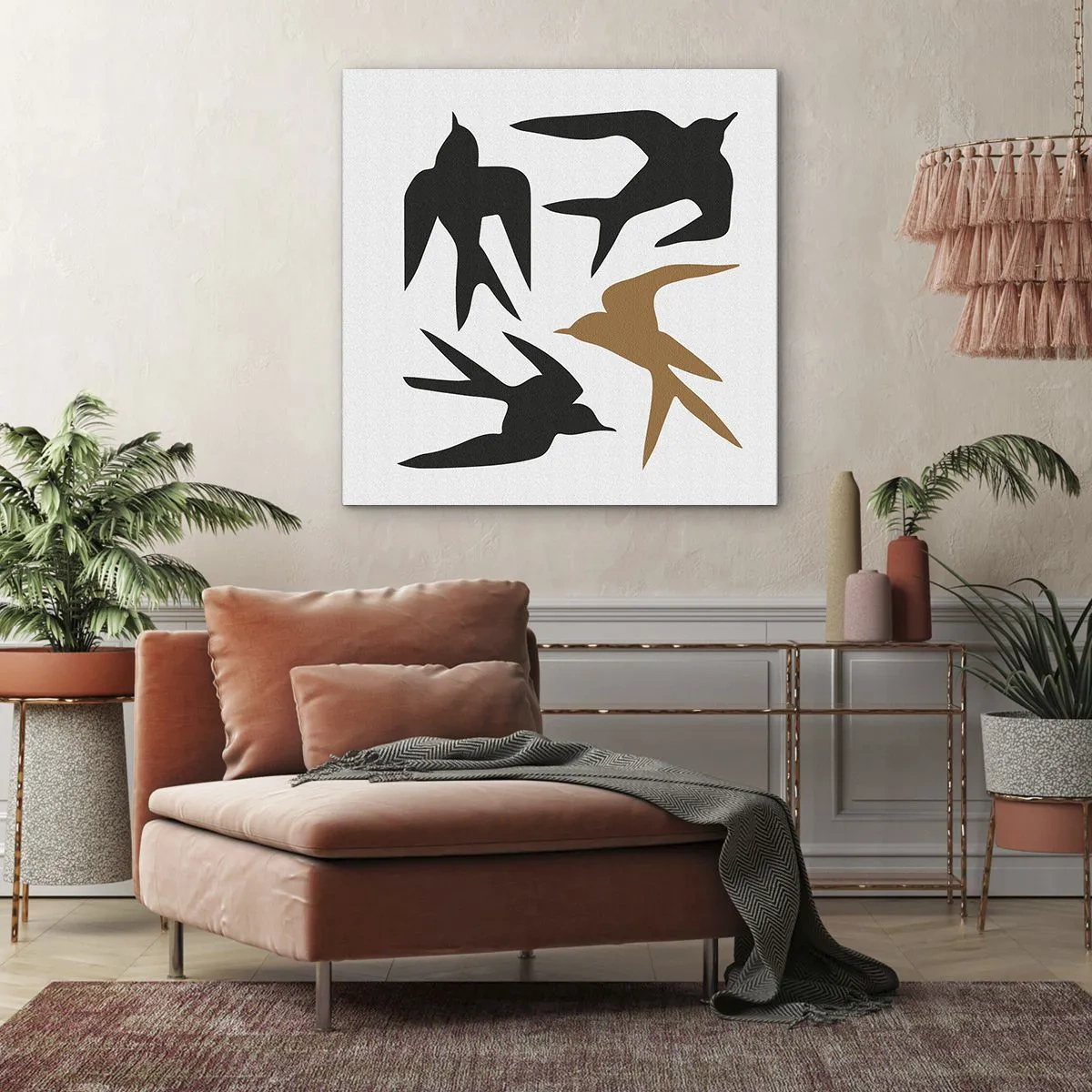 Impression sur toile - Image sur toile - Avaler du plaisir - 30x30 cm