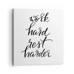 Impression sur toile - Image sur toile - Équilibre de vie - 70x70 cm