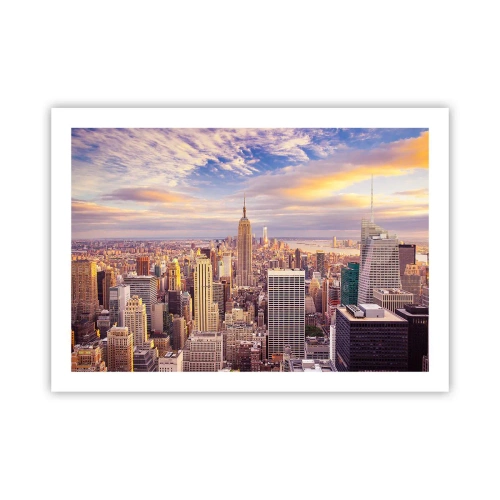 Affiche - Poster - Atteindre les nuages ​​eux-mêmes - 70x50 cm