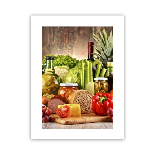 Affiche - Poster - Fumé, cuit au four et mariné - 30x40 cm