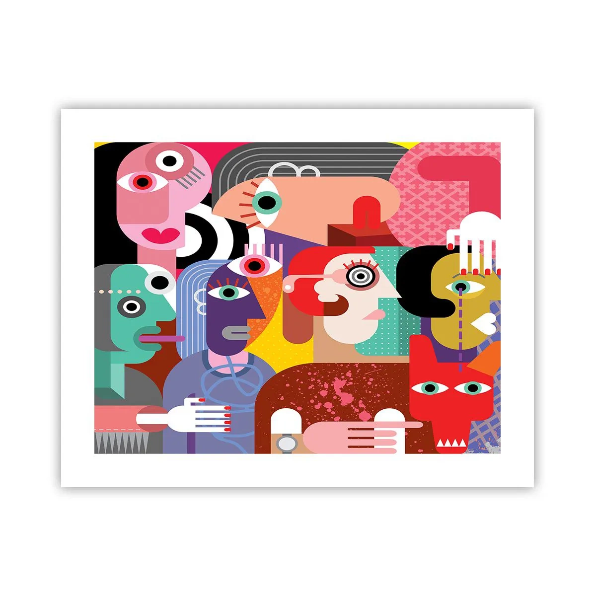 Affiche - Poster - Nous par M. Picasso - 50x40 cm