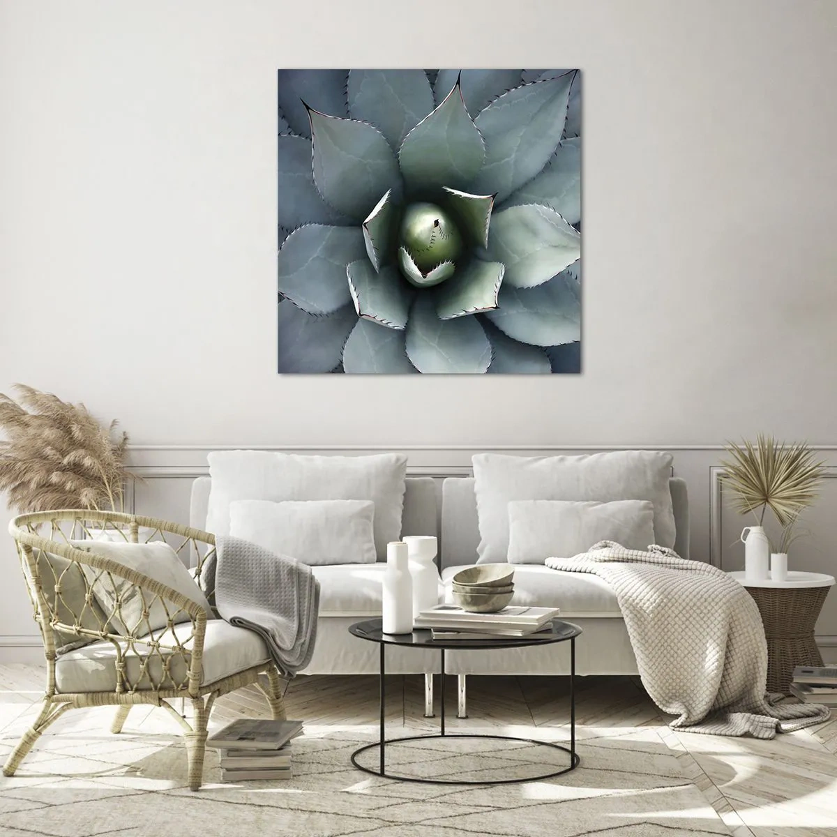 Impression sur verre - Image sur verre - Wabi et observe - 40x40 cm