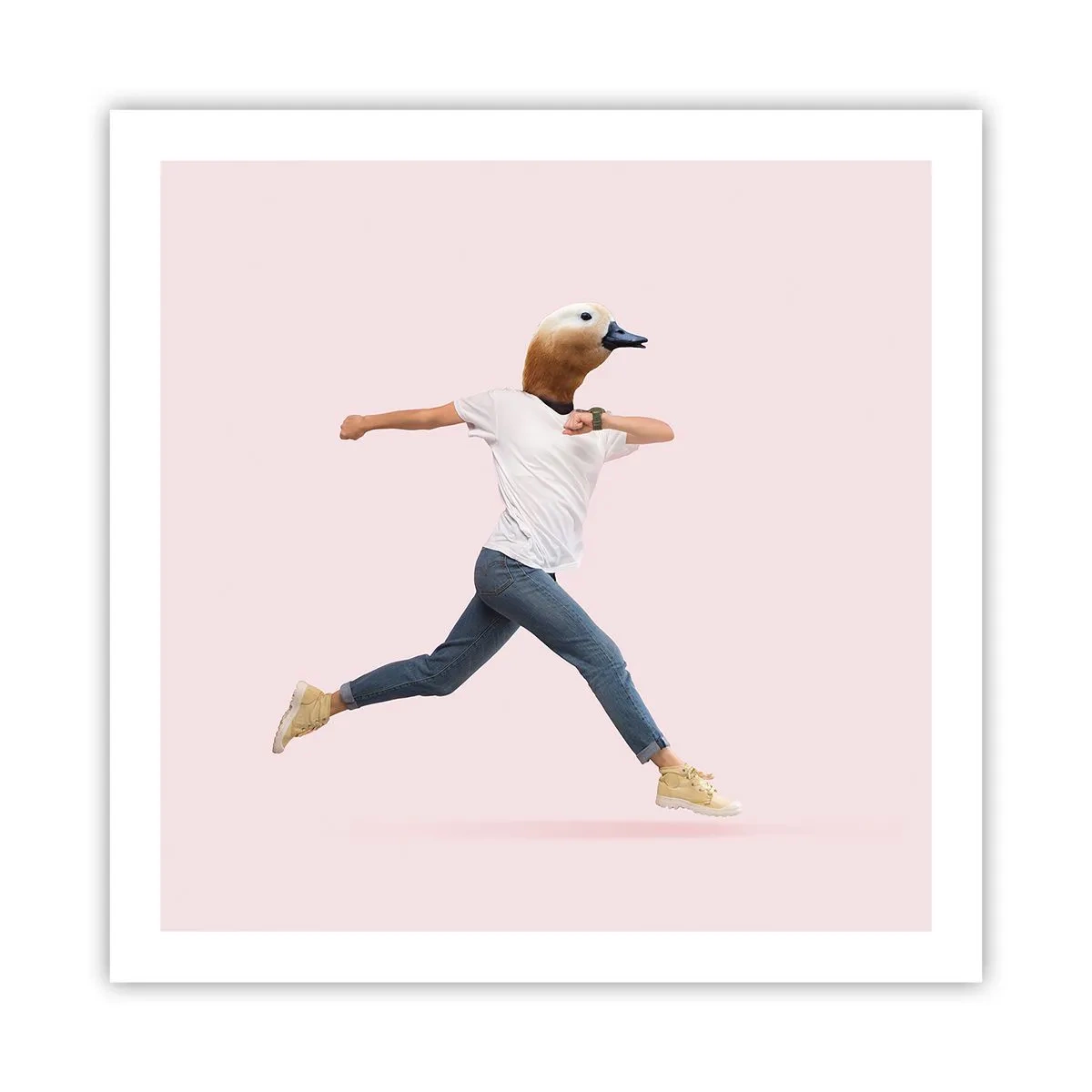 Affiche - Poster - Une pincée d'absurdité - 60x60 cm