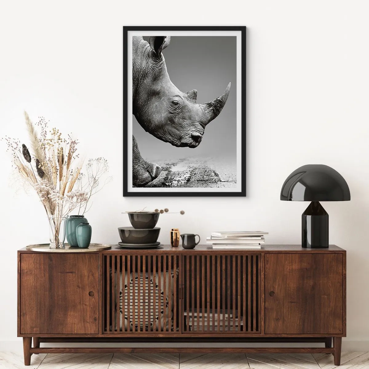 Affiche dans un cadre noir - Poster - Force inarrêtable - 30x40 cm