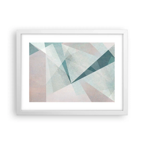 Affiche dans un cadre blanc - Poster - Calme bien que dynamique - 40x30 cm