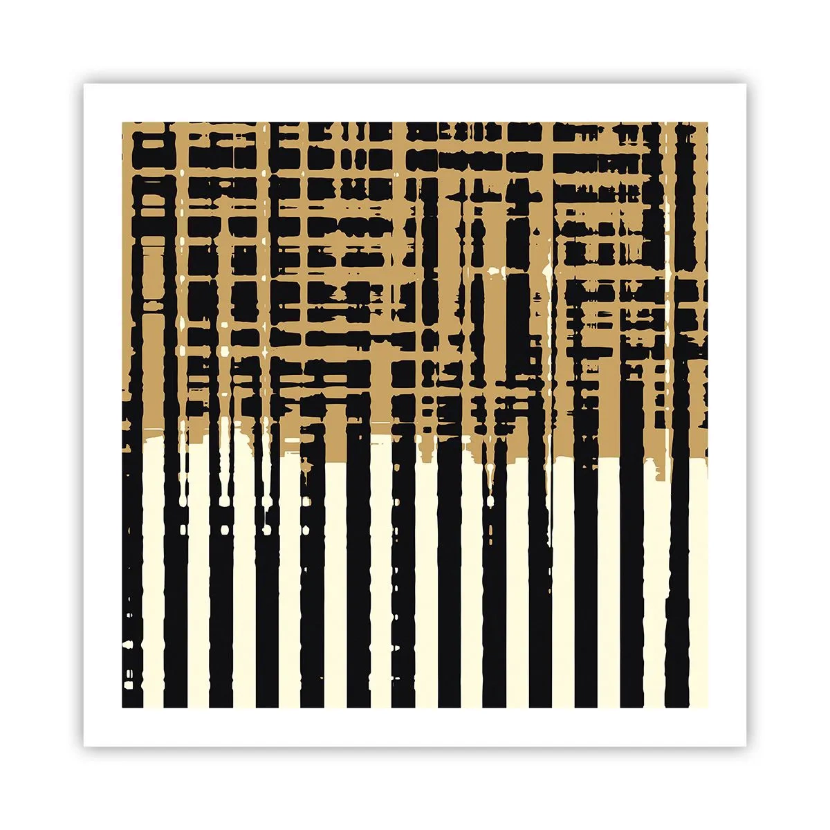Affiche - Poster - Abstraction architecturale - 60x60 cm