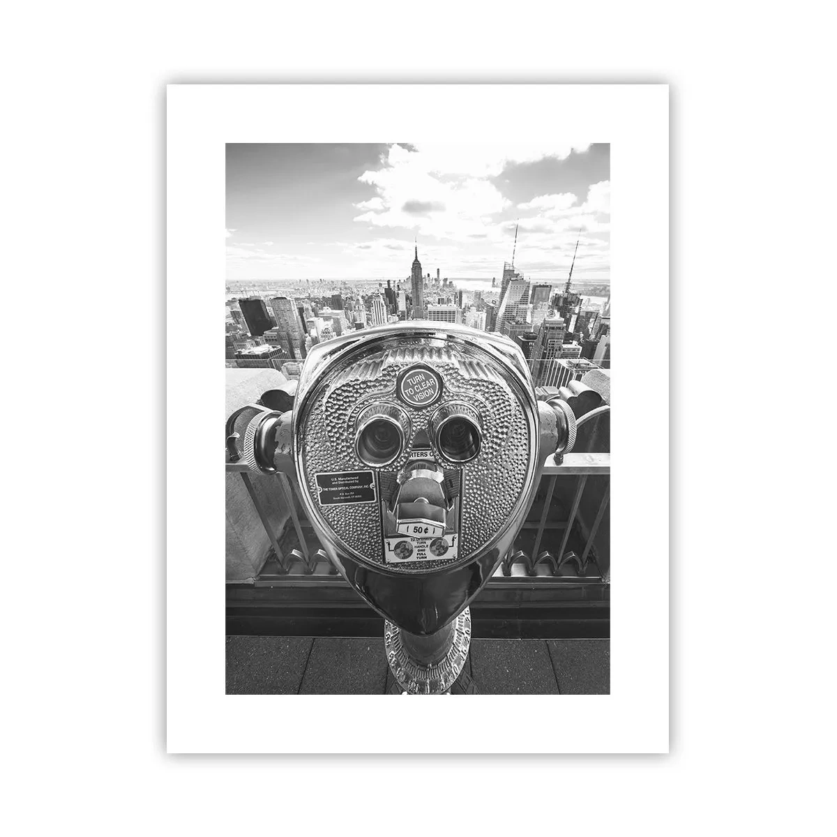 Affiche - Poster - Ville sur les villes - 30x40 cm