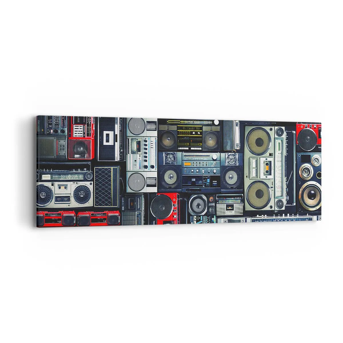 Impression sur toile - Image sur toile - Nostalgie des années 80 - 90x30 cm