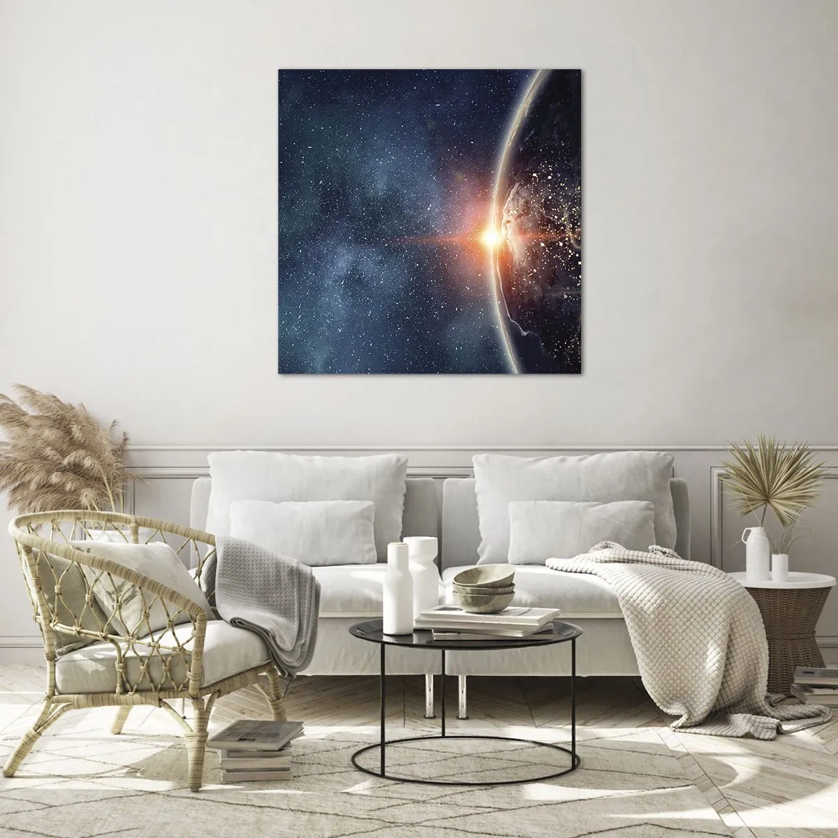 Impression sur verre - Image sur verre - Dans une nouvelle perspective - 40x40 cm