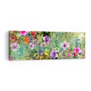 Impression sur toile - Image sur toile - En fleurs pour la perdition - 90x30 cm