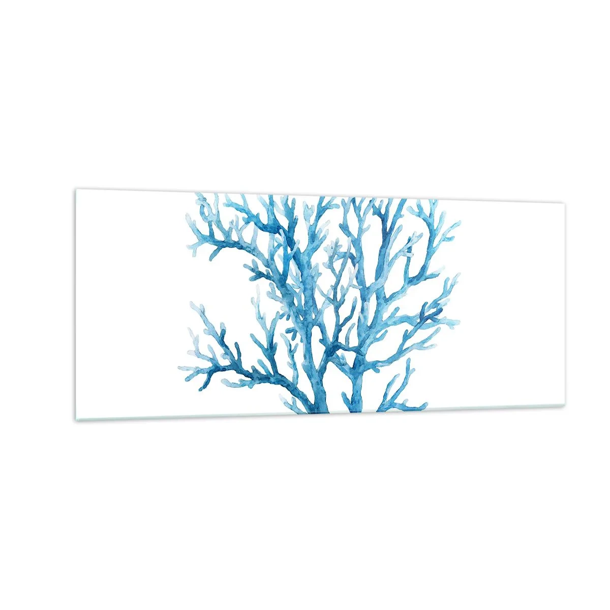 Impression sur verre - Image sur verre - Filigrane nautique - 100x40 cm