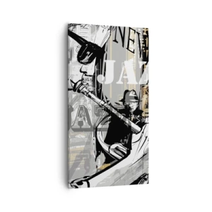 Impression sur toile - Image sur toile - Au rythme de New York - 55x100 cm