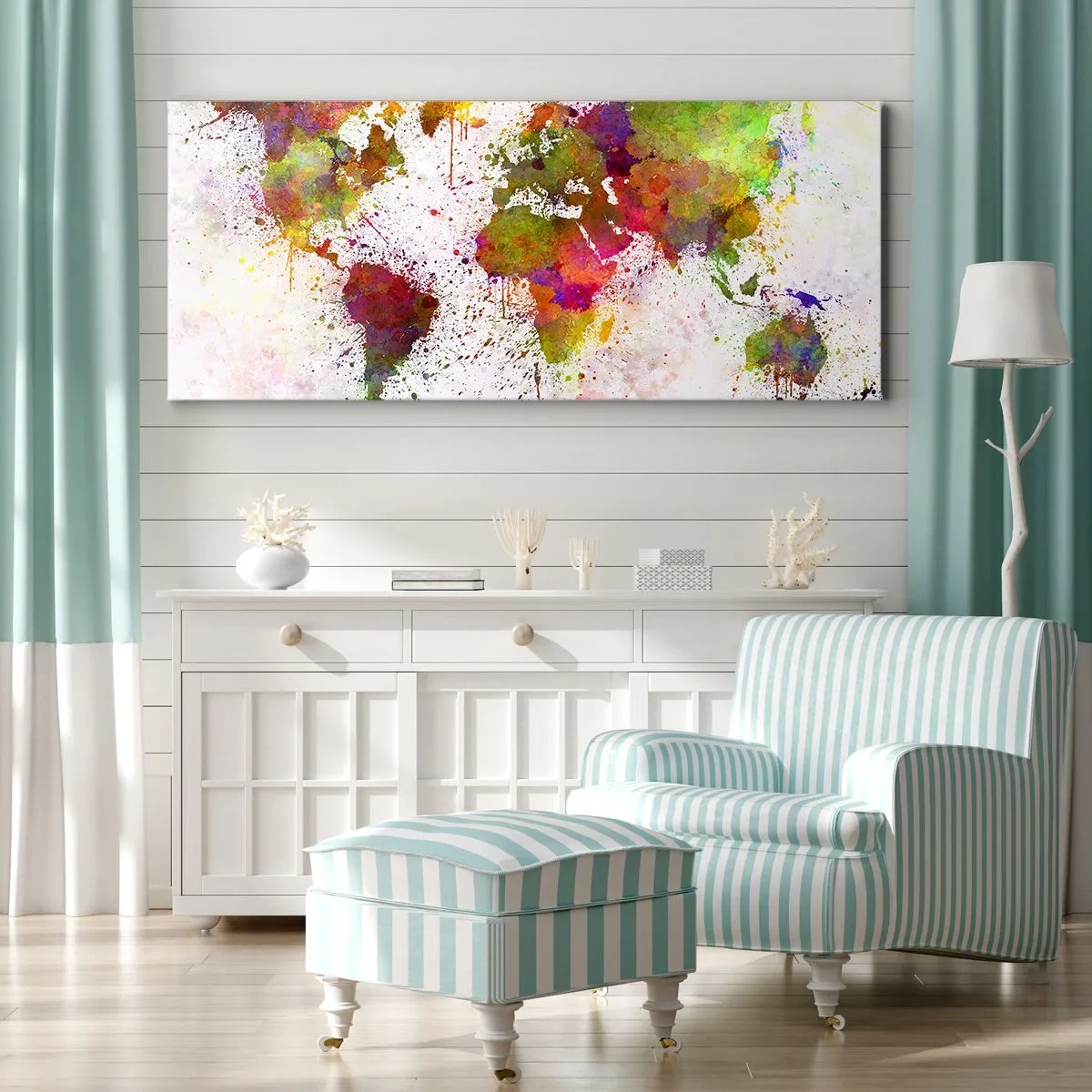 Impression sur toile - Image sur toile - D'une certaine manière ça s'est passé de la même façon - 90x30 cm