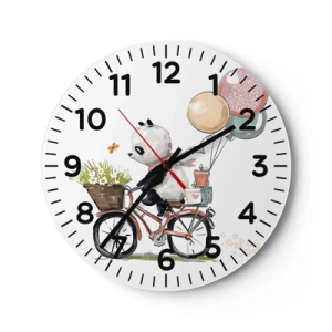 Horloge murale - Pendule murale - Jour de chance - 30x30 cm