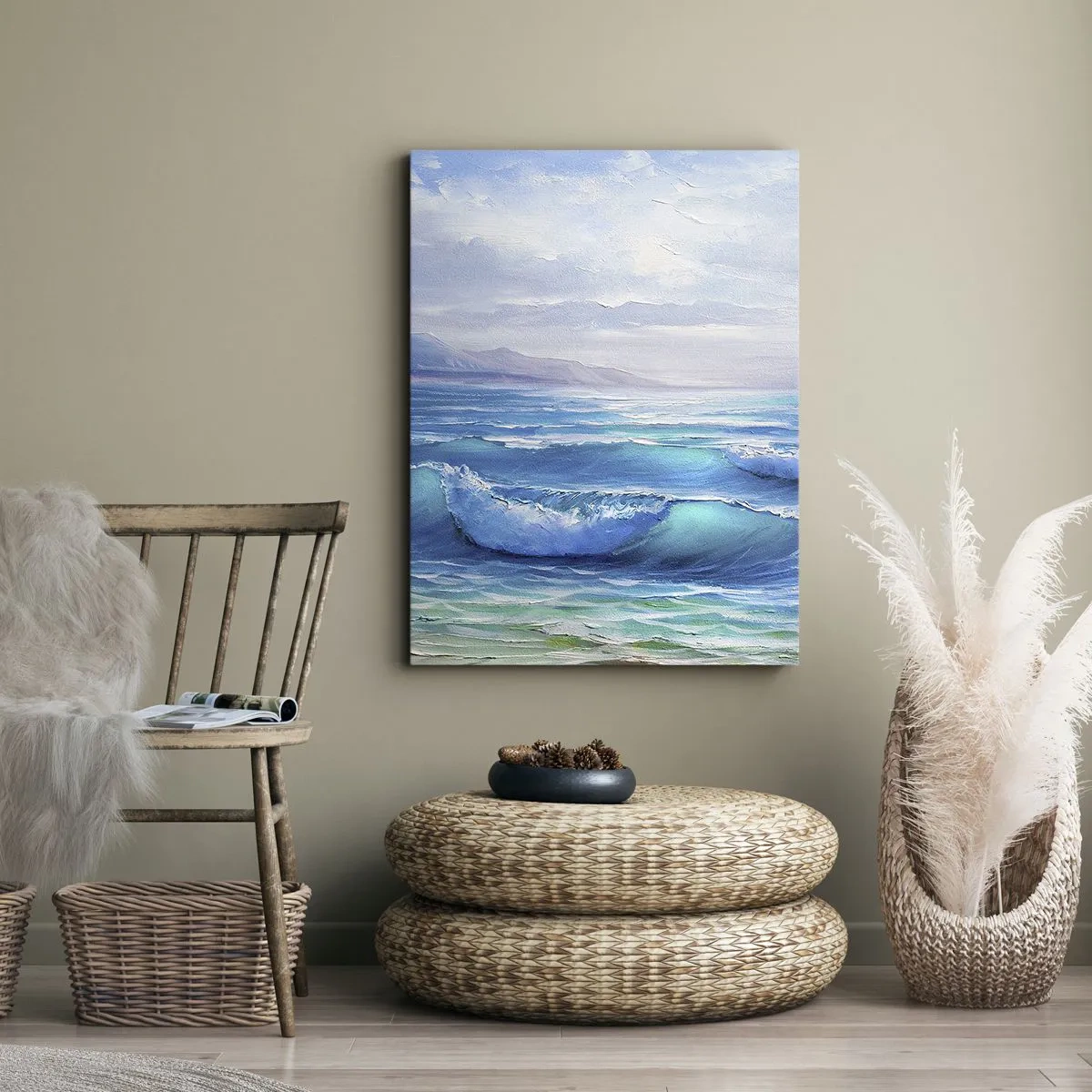 Impression sur toile - Image sur toile - Il apporte un soulagement - 55x100 cm