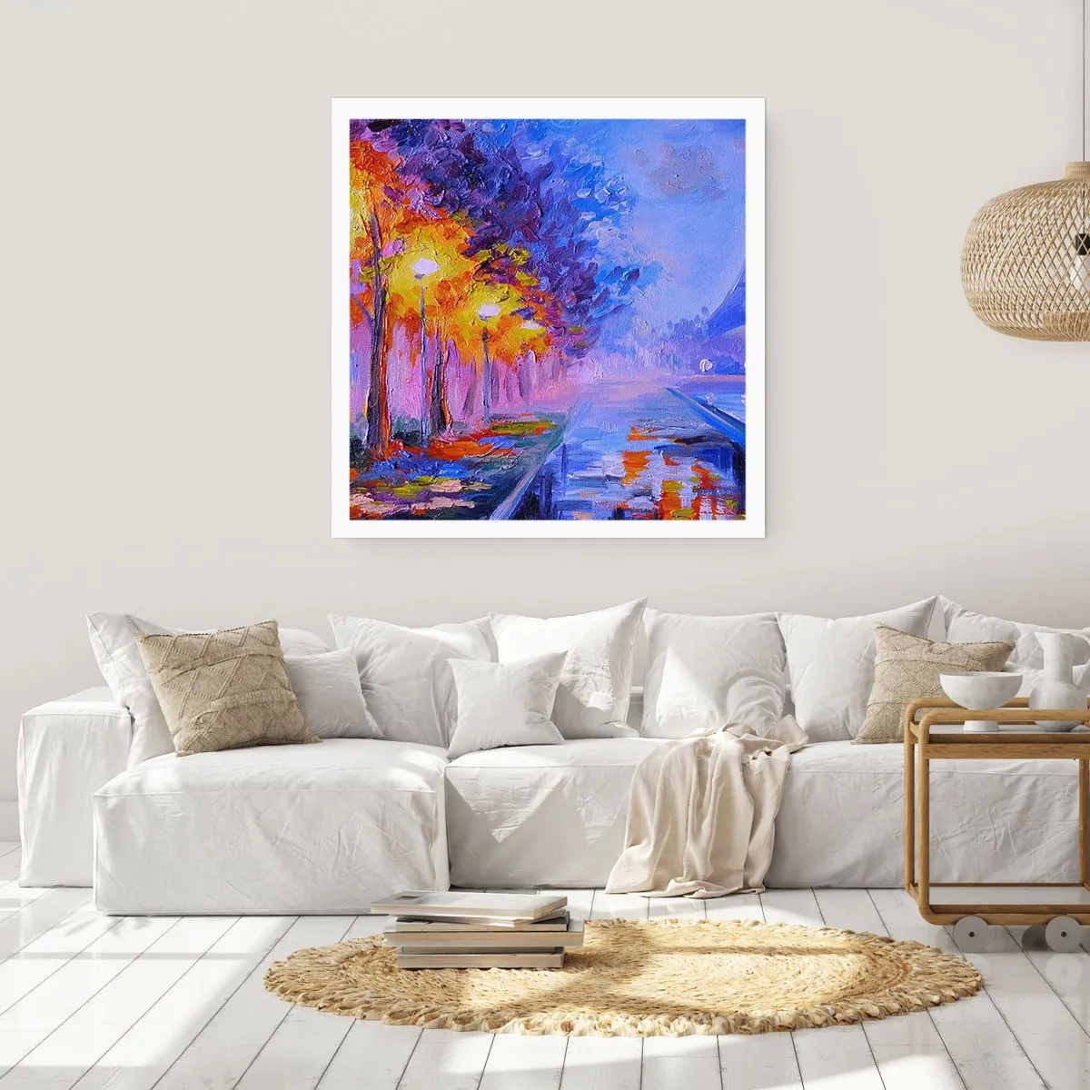 Affiche - Poster - Une ballade idéale - 50x50 cm