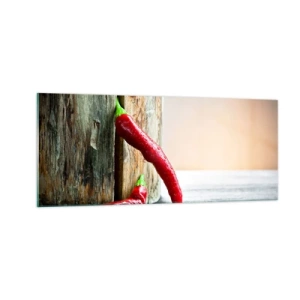 Impression sur verre - Image sur verre - Red hot chili peppers - 100x40 cm