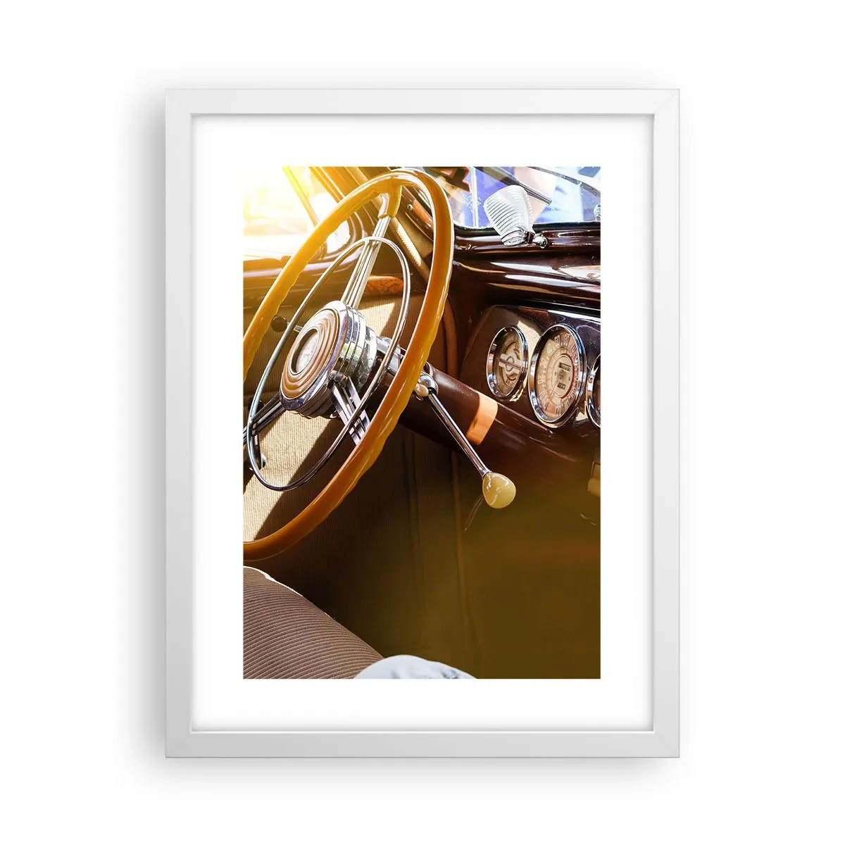 Affiche dans un cadre blanc - Poster - Souffle de luxe venu du passé - 30x40 cm