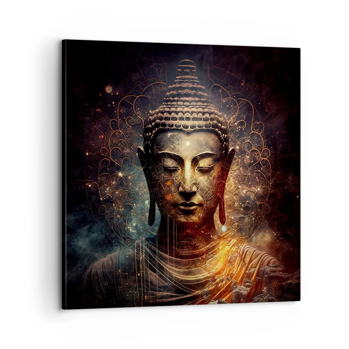 Impression sur toile - Image sur toile - Équilibre spirituel - 60x60 cm