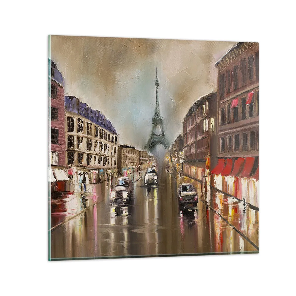 Impression sur verre - Image sur verre - Elle seule compte - 50x50 cm