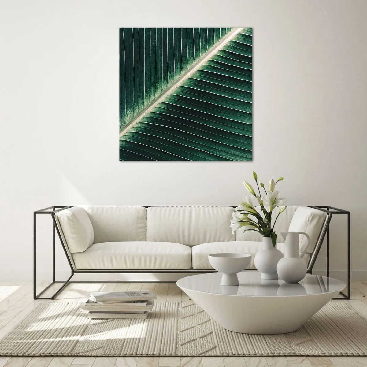 Impression sur verre - Image sur verre - Le rythme de la nature - 70x70 cm