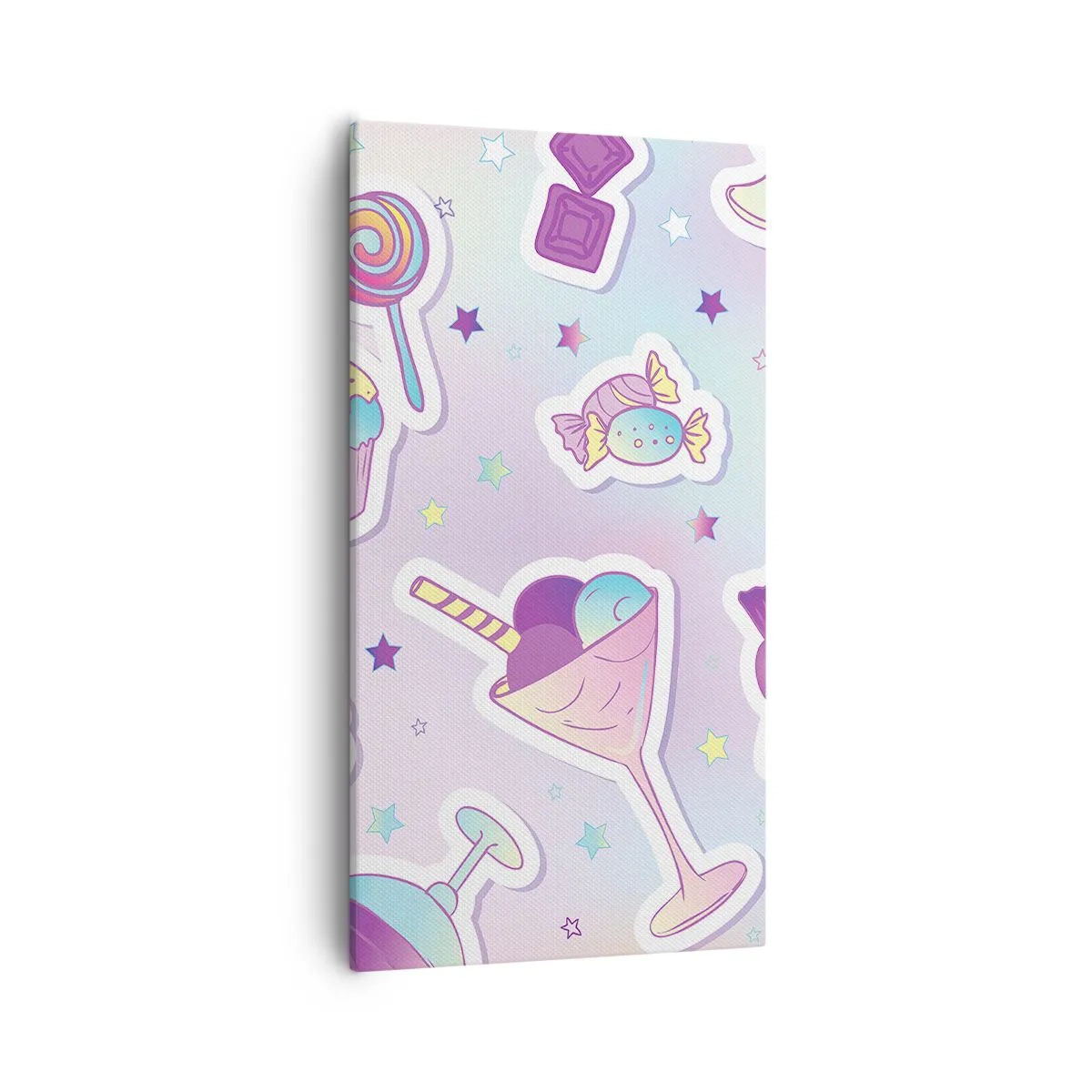 Impression sur toile - Image sur toile - Pour que tous les jours soit un anniversaire  - 55x100 cm