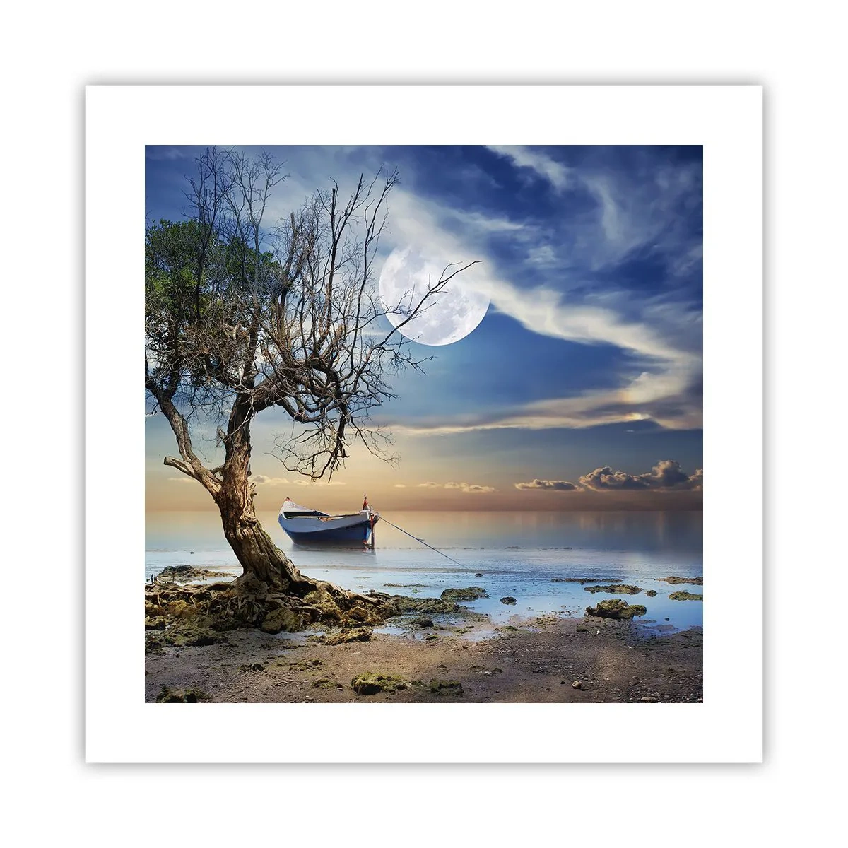 Affiche - Poster - Est-ce la fin ou le début ? - 40x40 cm