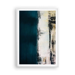Affiche dans un cadre blanc - Poster - Composition horizontale - 70x100 cm