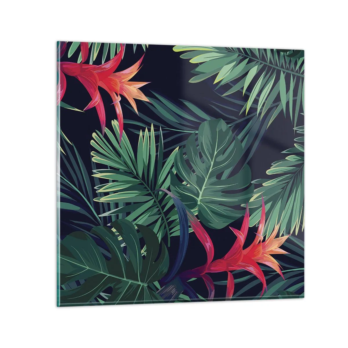 Impression sur verre - Image sur verre - immergé dans la nature - 50x50 cm