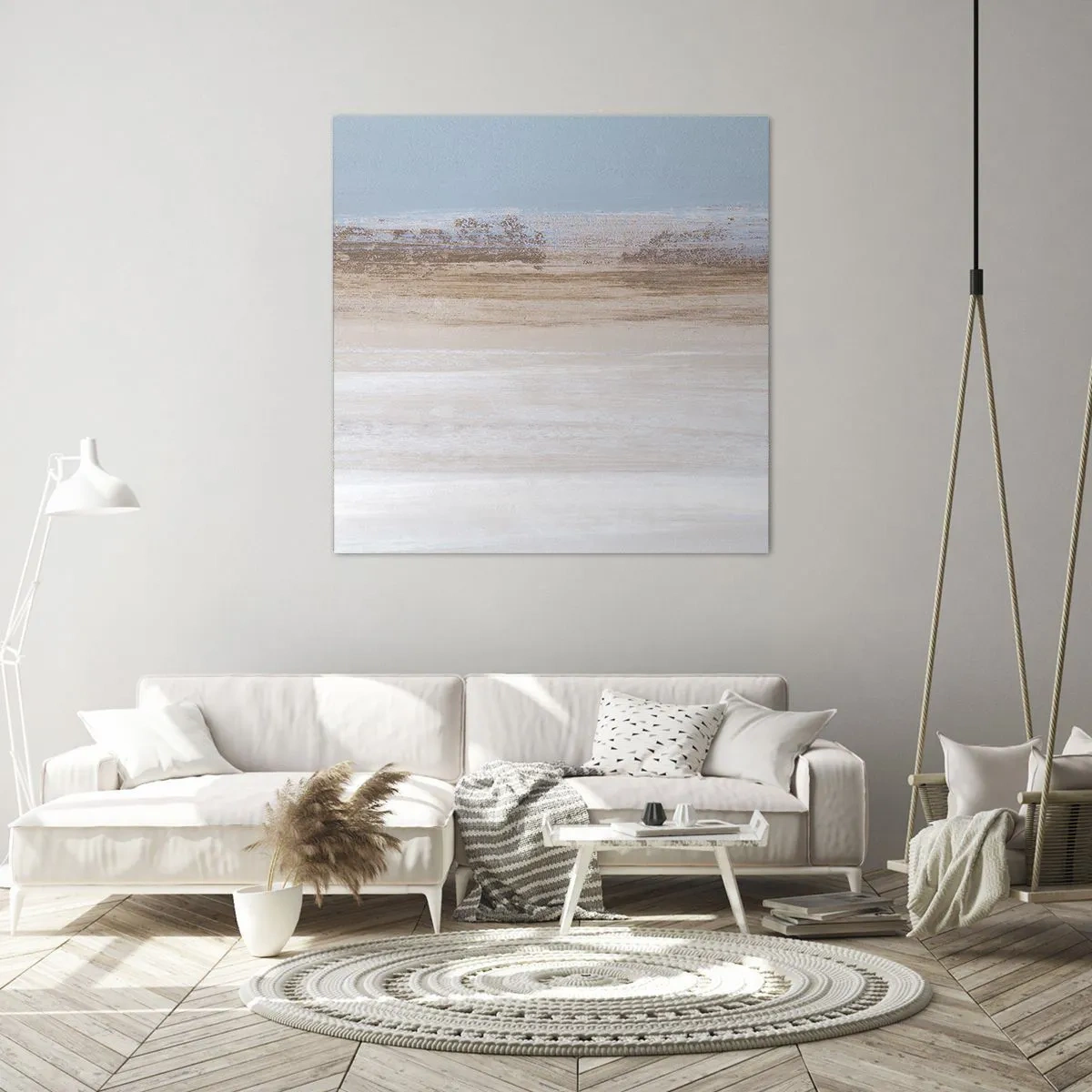 Impression sur toile - Image sur toile - Paysage ambigu - 60x60 cm