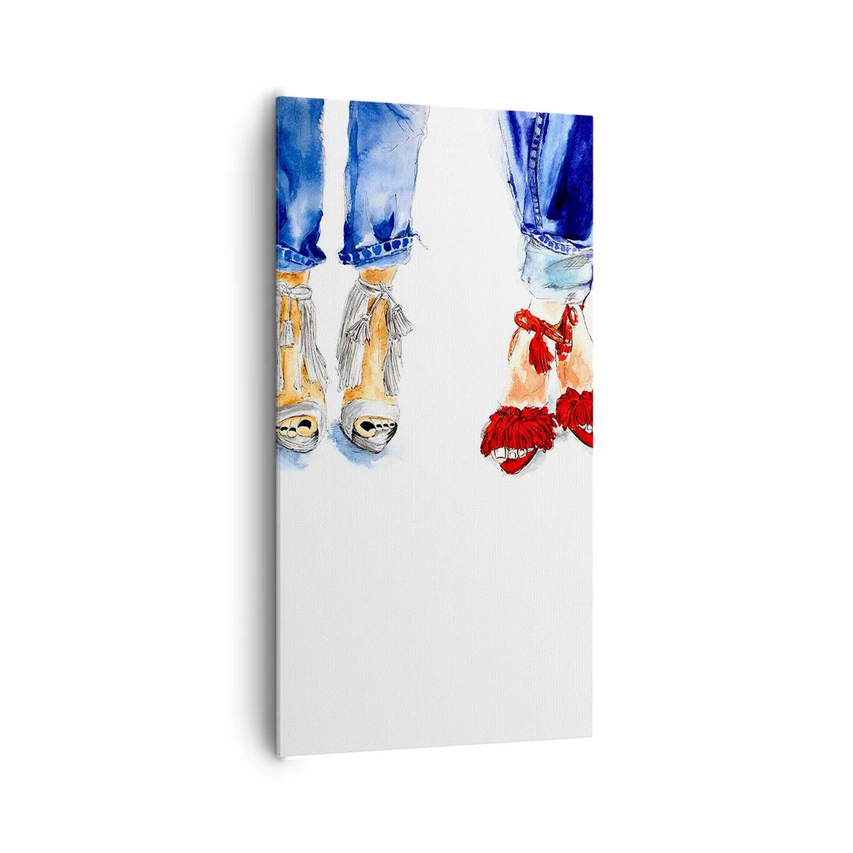 Impression sur toile - Image sur toile - Peut-être irons-nous nous promener? - 65x120 cm