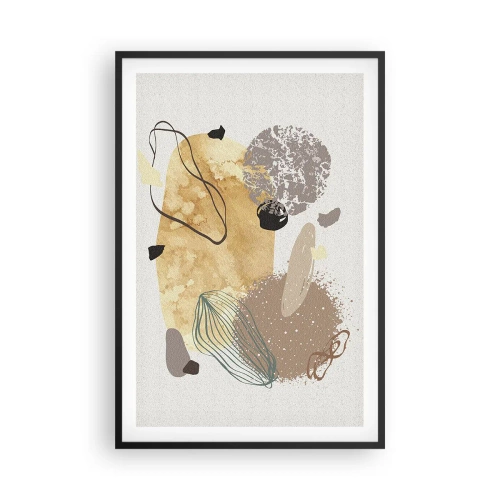 Affiche dans un cadre noir - Poster - Plumcologie appliquée - 61x91 cm