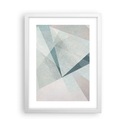 Affiche dans un cadre blanc - Poster - Calme bien que dynamique - 30x40 cm