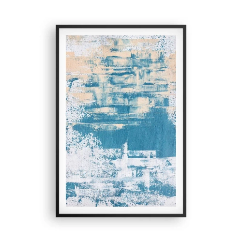 Affiche dans un cadre noir - Poster - À travers un iceberg - 61x91 cm