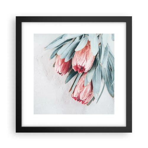 Affiche dans un cadre noir - Poster - Honte de leur propre beauté - 30x30 cm