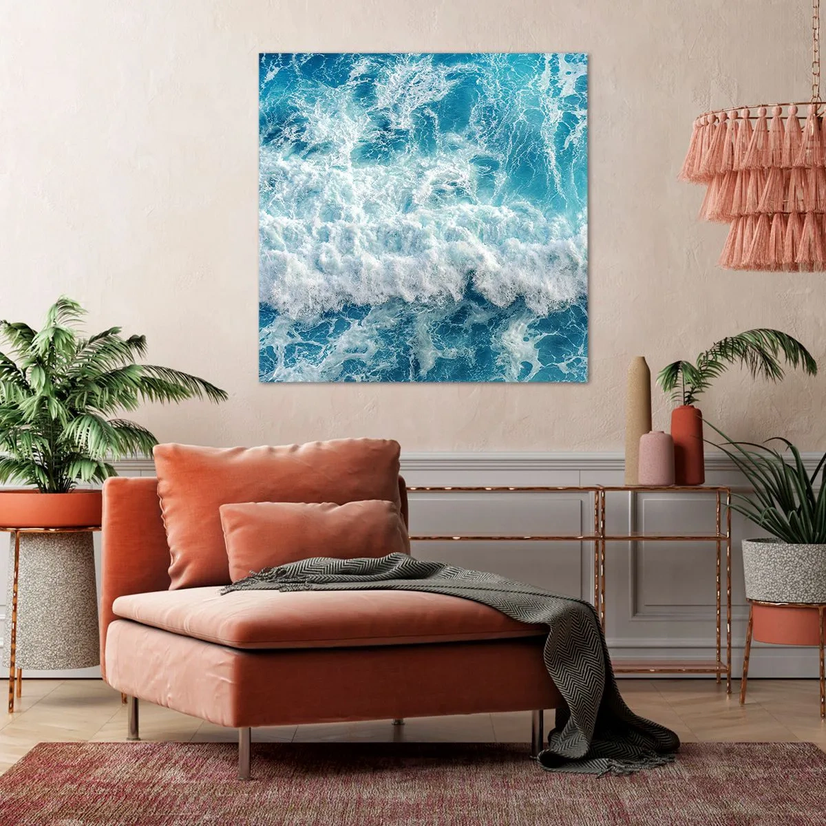 Impression sur toile - Image sur toile - Joyeusement et en sautant - 50x50 cm