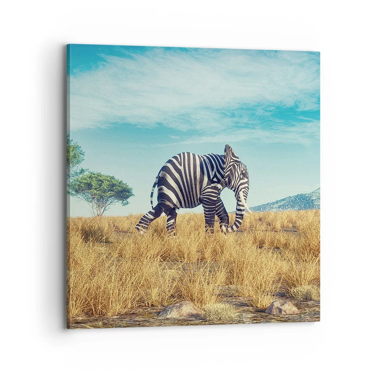 Impression sur toile - Image sur toile - Le gris n'est déjà plus à la mode - 70x70 cm