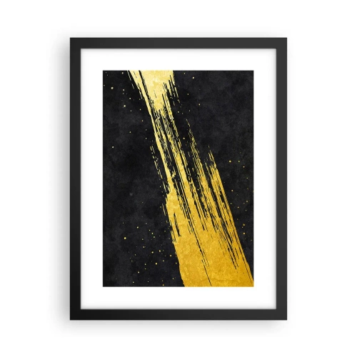 Affiche dans un cadre noir - Poster - Sautez dans l'hyperespace - 30x40 cm