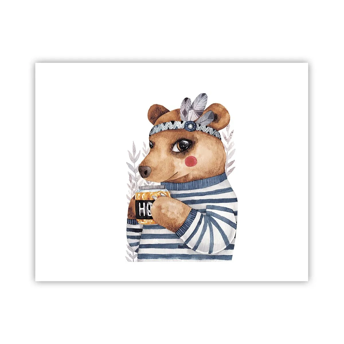 Affiche - Poster - Un nounours trop mignon - 50x40 cm