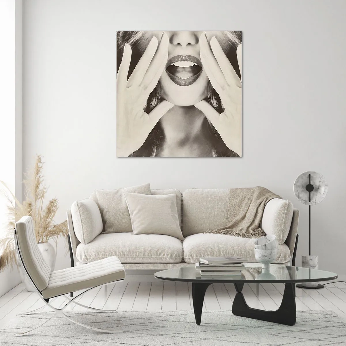 Impression sur verre - Image sur verre - J'arrive! - 50x50 cm